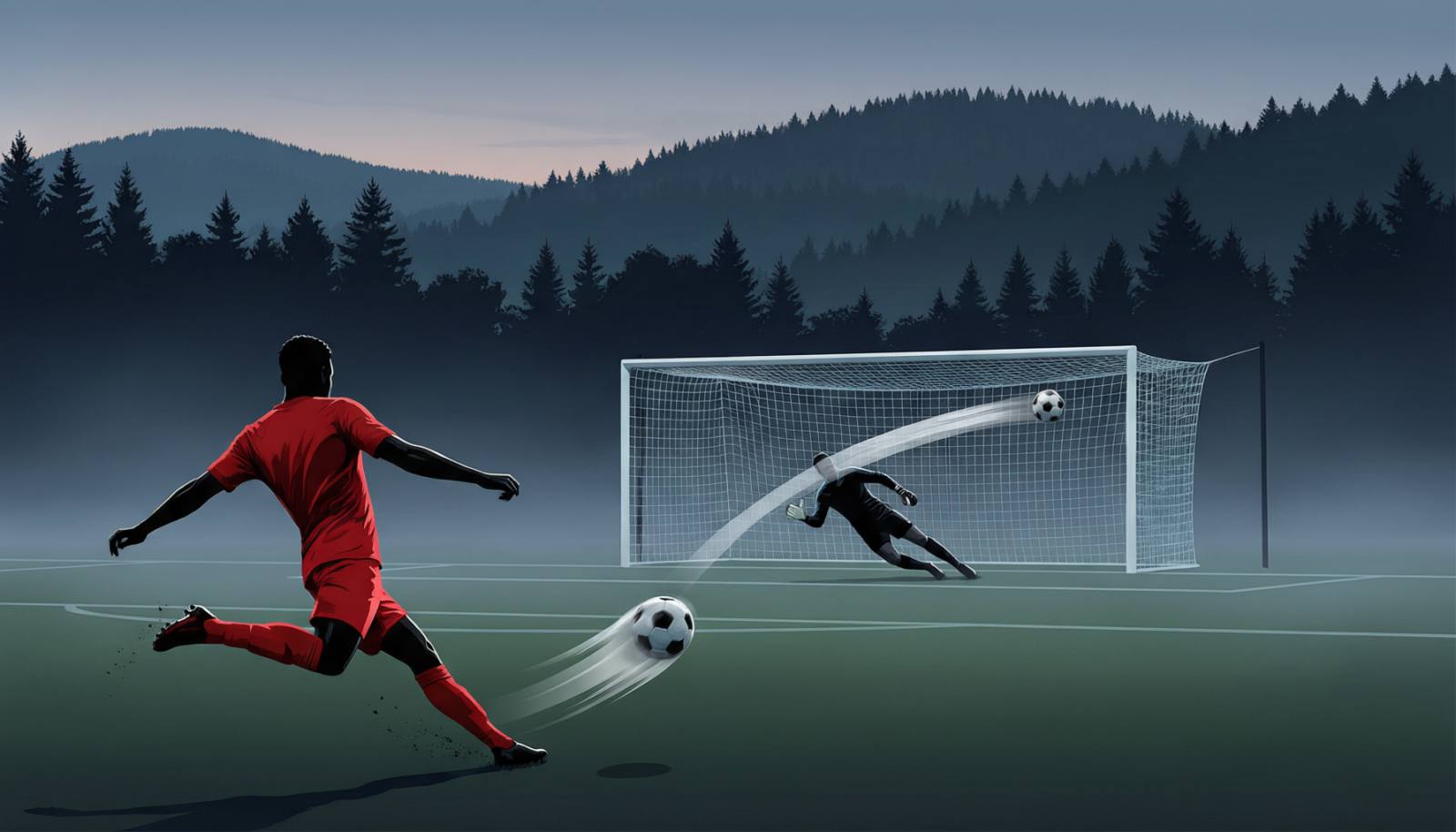 Bundesliga Bayern vs Freiburg match illustration