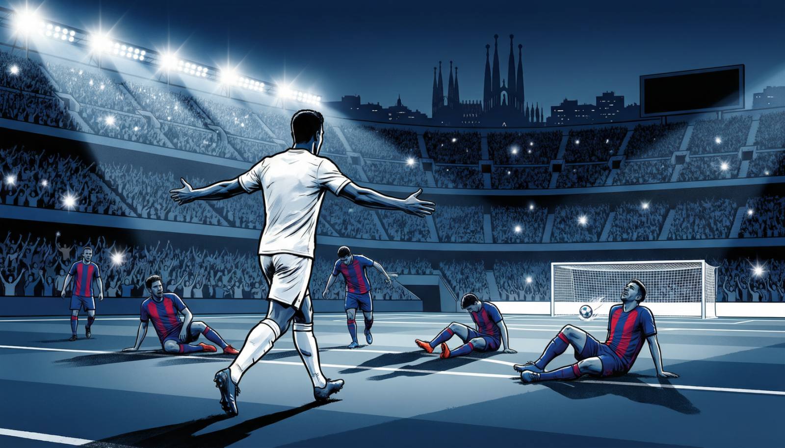 El Clasico match illustration